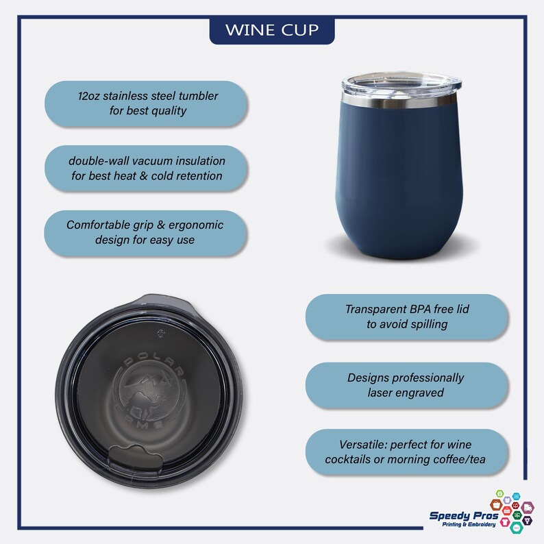 Wine Tumbler With Lid Stainless Steel Wine Cup Relax Insulated Wine