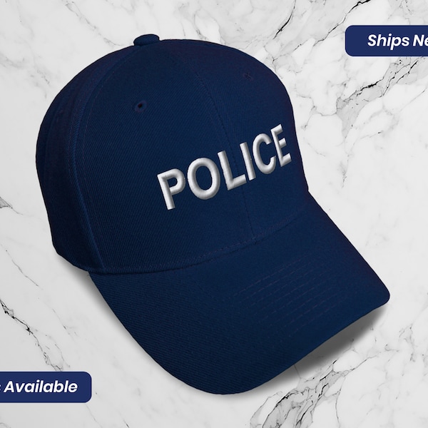 Baseball Caps for Men and Women Embroidered Ball Caps Police Block Style Ladies Baseball Hats Department Police Unisex Cap Gift