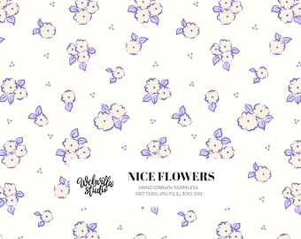 Cute Floral Fabric for Nursery Decor and Spring Cottagecore Craft Projects