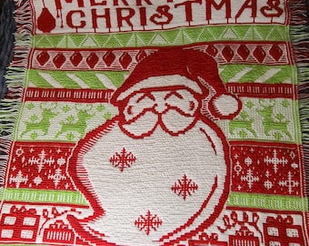 Santa Snuggle Mosaic Crochet Pattern