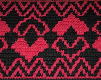 Oh My Hearts Overlay Mosaic Crochet Pattern
