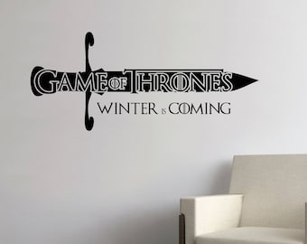 Adesivo da parete Game of Thrones - Winter is coming - Contemporaneo - Trasferimento adesivo in vinile