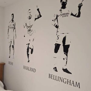 Footballers Wall Decals: Messi, Ronaldo, Mbappe, & More - Vinyl Transfers image 6
