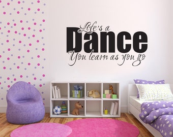 Life's a Dance - Wall sticker - Dance - Vinyl Decal