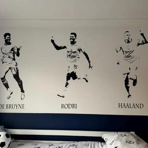Footballers Wall Decals: Messi, Ronaldo, Mbappe, & More - Vinyl Transfers image 7