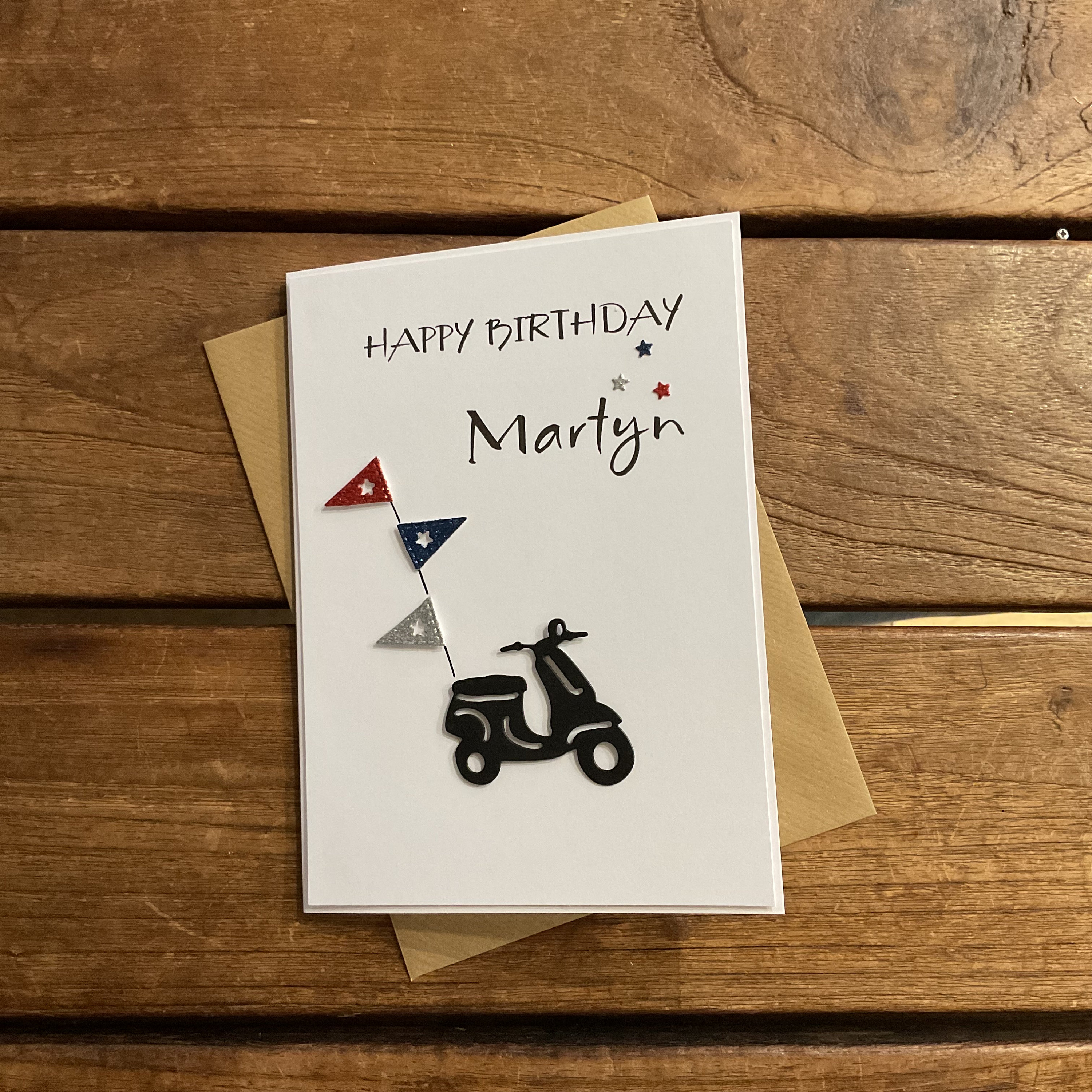 Personalised VESPA Word Art Print Dad Grandad Uncle Son Birthday Gift