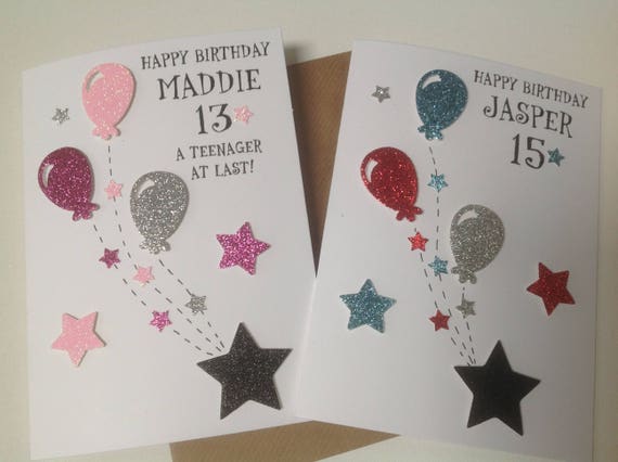 handmade birthday cards for teenage girl
