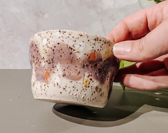Squiggly Ceramic Jar
