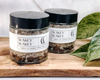 Wakey Wakey Coffee Scrub: Exfoliating, With Sunflower Oil (8oz)