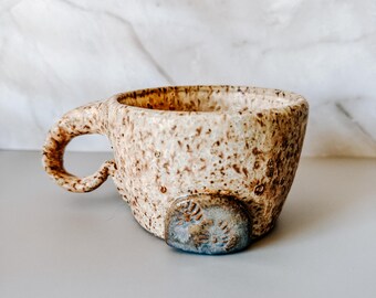 Unique Botanical Ceramic Mug
