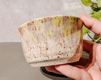 Cute Checkered Ceramic Jar