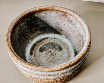 Ceramic Jar with Monstera Leaf imprint
