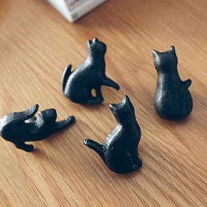 Cat Knobs Handles Drawer Knobs Dresser Knobs Pull Rustic Drawer Pull Antique Black Cast Iron Kitchen Cabinet Door Knobs Drawer Pulls Handles