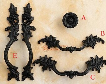3 3.78Drawer Pulls Handles Dresser Pulls Handles Knobs Cabinet Door Handles Knobs Pulls Black Knobs Handles Vertical Symmetrical Handles