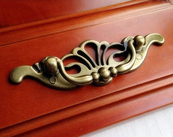 Shabby Chic Dresser Pulls Handles Swing Drop Rings Pulls Drawer Pull Handles Knobs Kitchen Cabinet Handle Pulls Knobs Antique Bronze 58 78mm