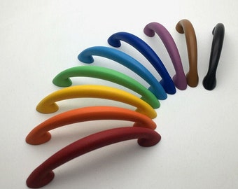 Colorful Drawer Pull Handles Kitchen Cabinet Knobs Dresser Pulls Handles Knobs Cabinet Knob Pulls Orange Yellow Red Pink Black White Blue