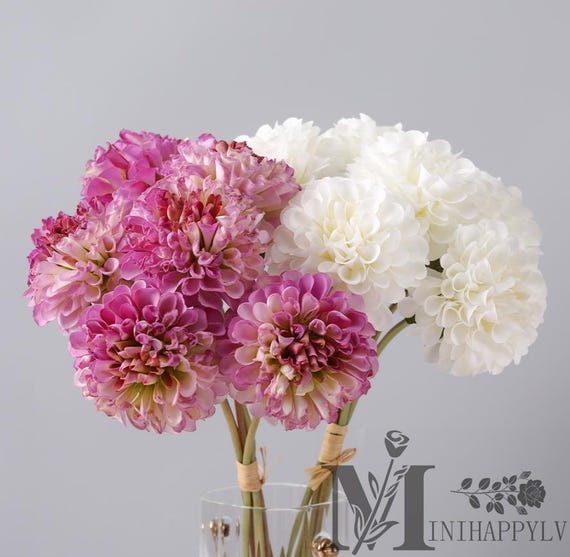 6 Pcs Artificial Chrysanthemum flower Real Touch Flower: DIY Home Decor