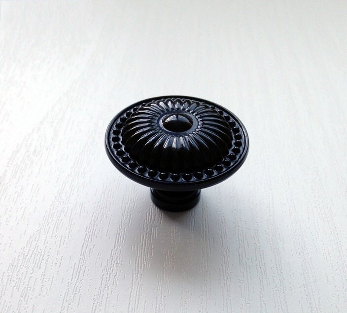 Dresser Knobs Black Drawer Pulls Knobs Handles Kitchen Cabinet Etsy