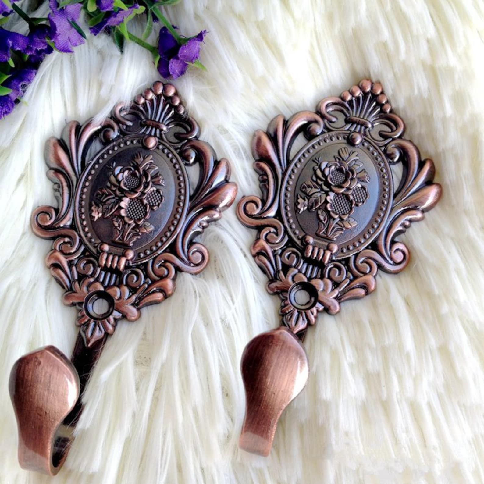 Decorative Wall Hooks / Vintage Look Metal Wall Hook/ Antique Etsy