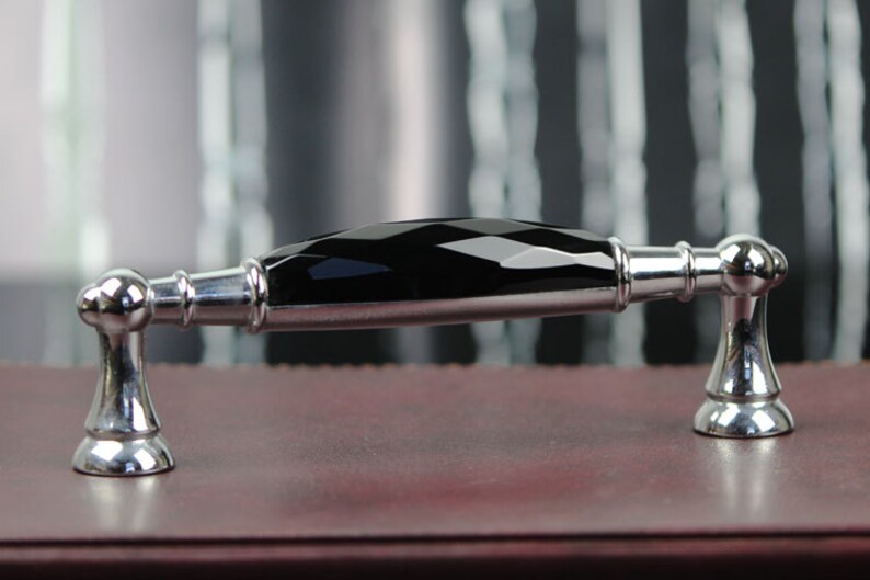 Crystal Drawer Pulls Handles Glass Dresser Handles Pull Etsy
