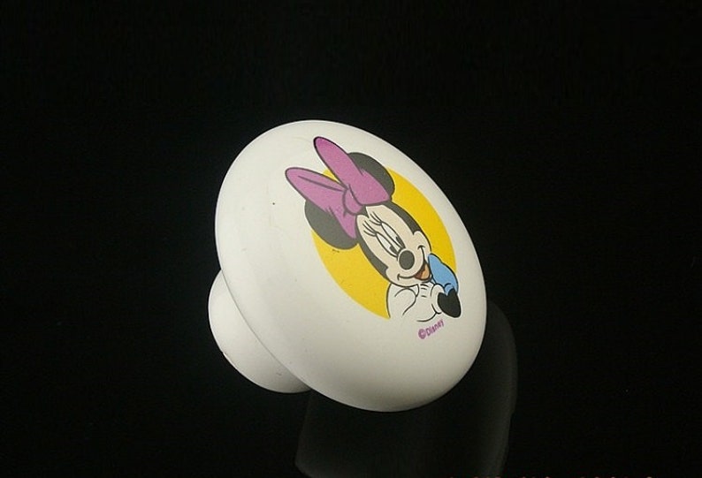 Children Drawer Knobs Pulls Handles Disney Cartoon Knob Etsy