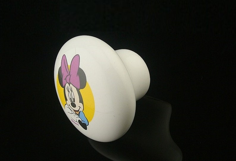 Children Drawer Knobs Pulls Handles Disney Cartoon Knob Etsy