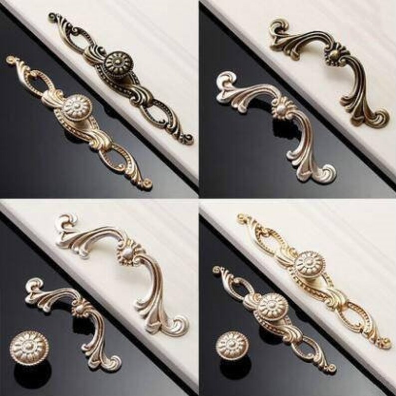 Dresser Knobs Pulls Drawer Knobs Pull Handles Antique Bronze - Etsy