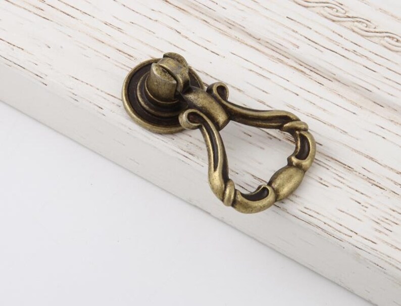 3.78 Bail Drop Pulls Dresser Knobs Pulls Drawer Knobs Pulls Handles Antique Bronze Kitchen Cabinet Knobs Handle Pulls Furniture Hardware