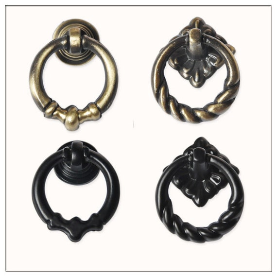 Vintage Look Handle Dresser Drawer Pulls Handles Knobs Drop Etsy