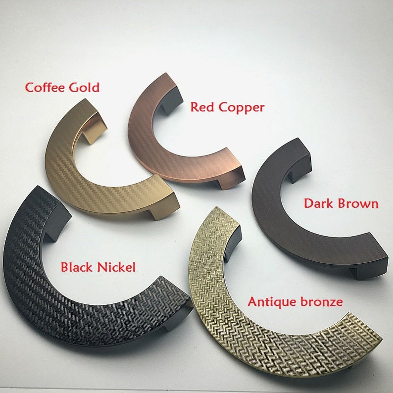 3.78 5 Drawer Pulls Handles Semicircle Handles Dresser Pull Handles Semicircular Cabinet Door Pull Handles Knobs Furniture Hardware Handle