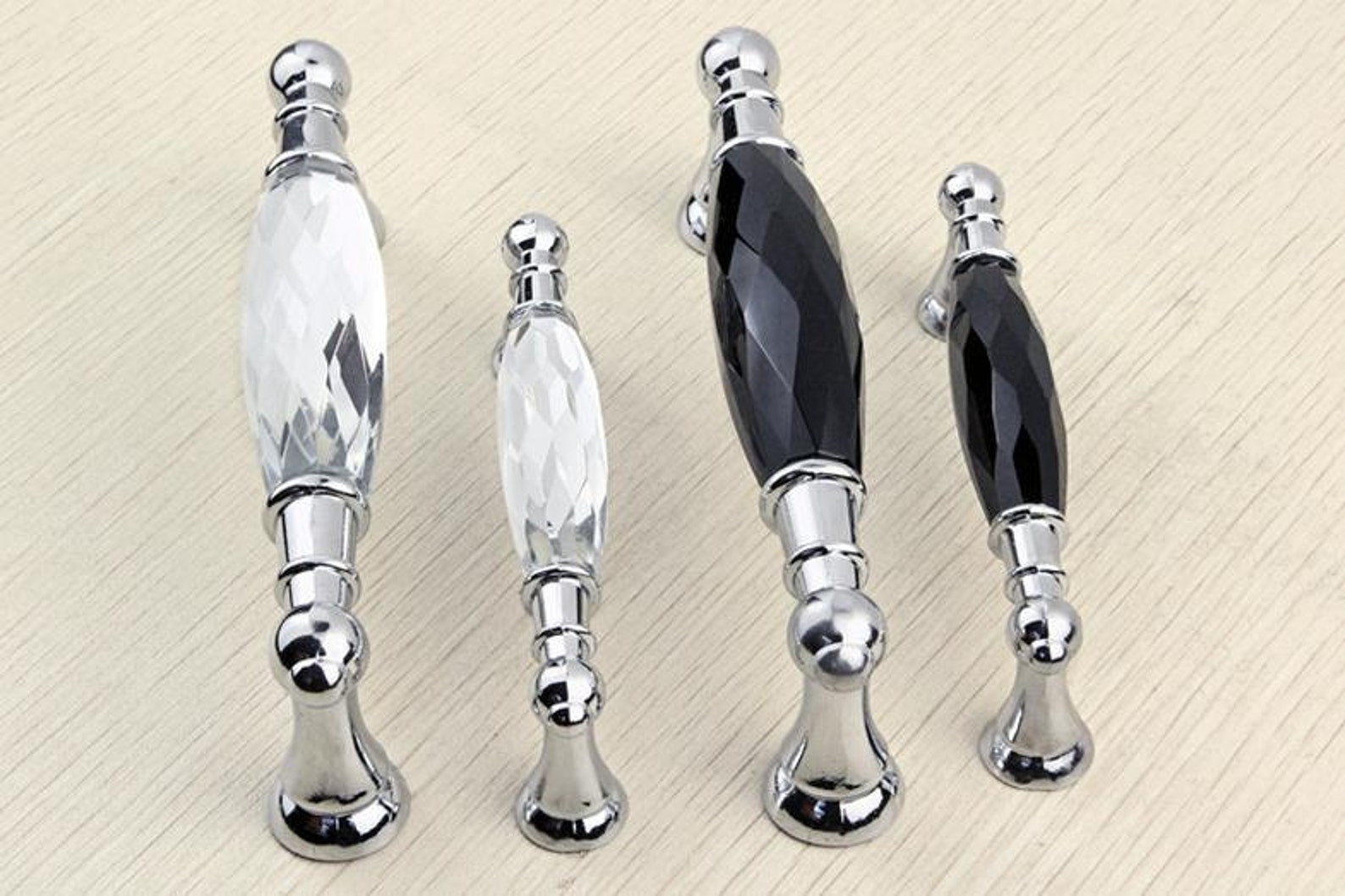 Crystal Drawer Pulls Handles Glass Dresser Handles Pull Etsy