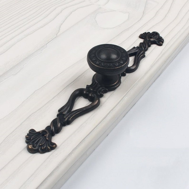 Dresser Knobs Pulls Bail Drop Pulls Drawer Knobs Pull Handles Antique Black Kitchen Cabinet Pulls Handles Knobs Rustic Vintage Knobs92 140mm