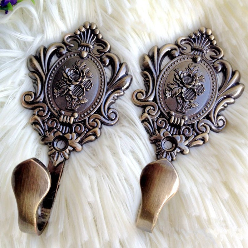 Decorative Wall Hooks / Vintage Look Metal Wall Hook/ Antique Etsy