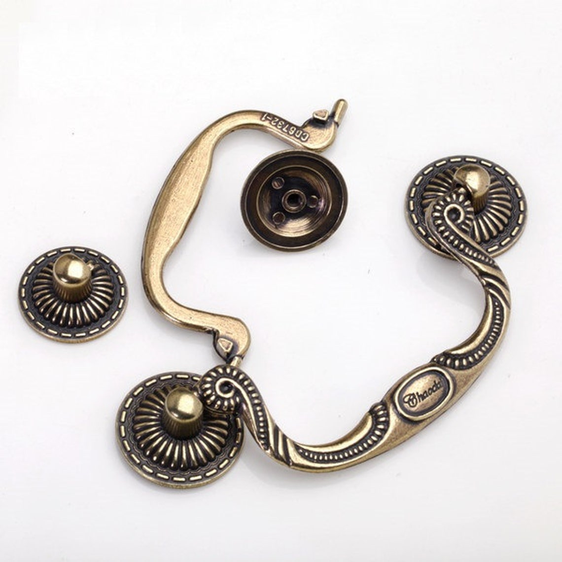 Vintage Style Drop Swing Pulls Drawer Knobs Pull Handles Etsy