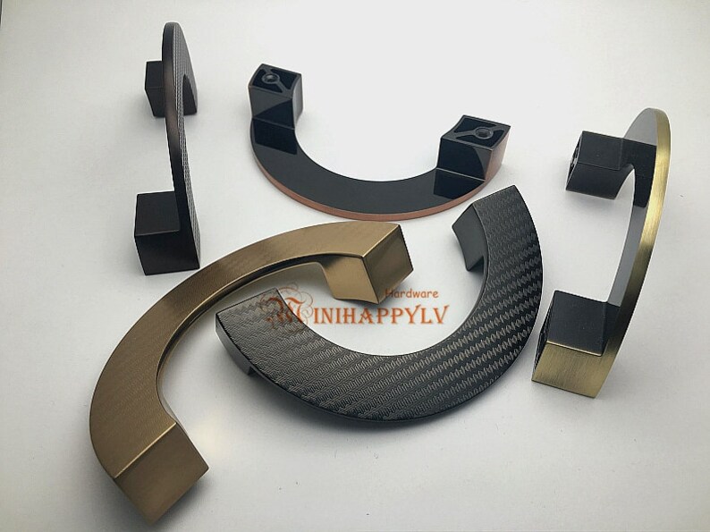 3.78 5 Drawer Pulls Handles Semicircle Handles Dresser Pull Handles Semicircular Cabinet Door Pull Handles Knobs Furniture Hardware Handle