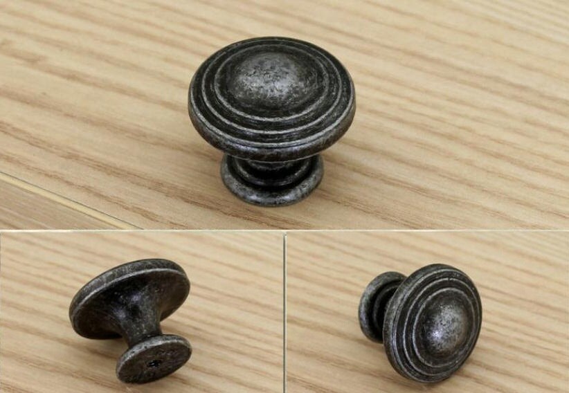 Antique Black Knobs Pulls Dresser Handles Knobs Drawer Pulls Etsy
