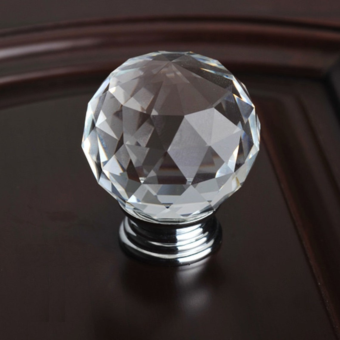Glass Dresser Knobs Crystal Drawer Knobs Pulls Handles Sparkle Etsy