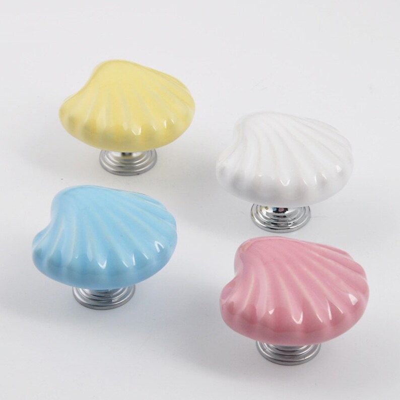 Shell Nautical Dresser Knobs Pulls Drawer Knobs Pulls Handles Etsy