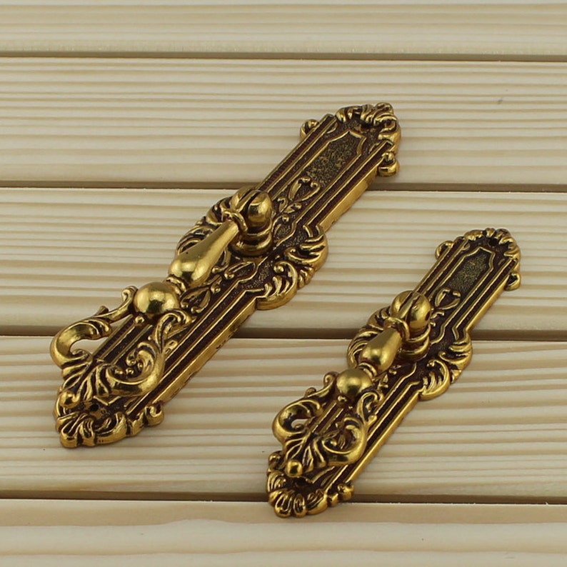 Shabby Chic Dresser Drawer Pulls Handles Antique Silver Pull