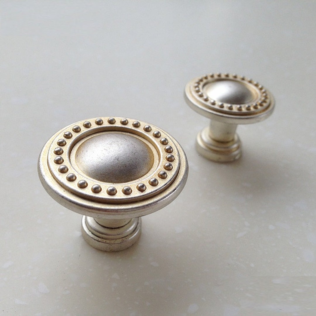 Antique Silver Dresser Knobs Drawer Knob Knobs Kitchen Cupboard
