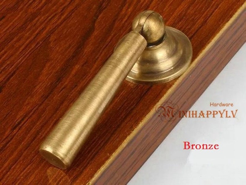 Drop Pendant Pulls Knobs Dresser Drawer Handles Pure Copper Brass Bronze Cabinet - Pendant Pulls Cabinet Hardware