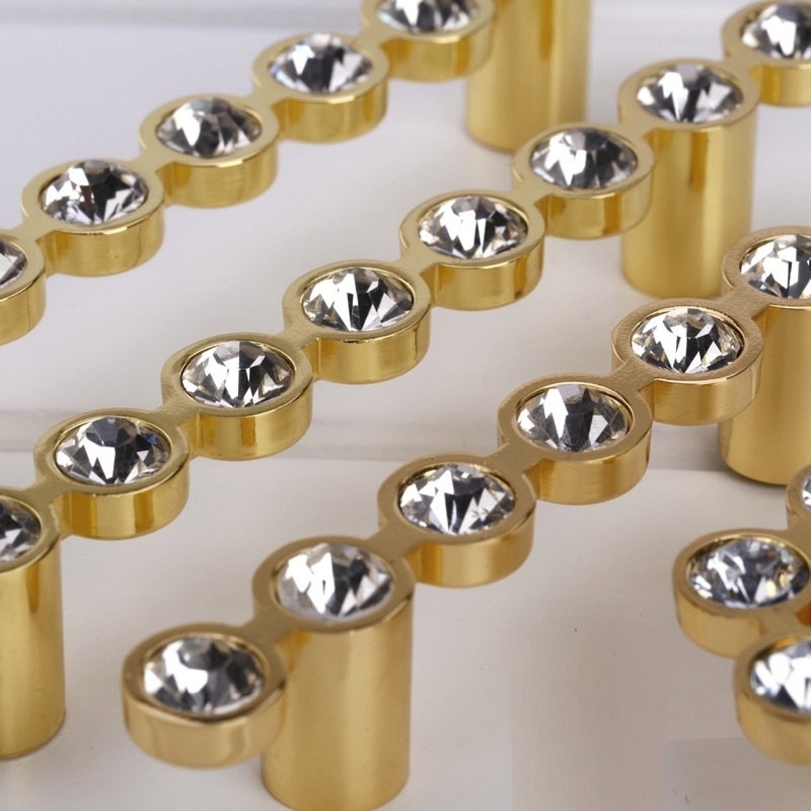 Crystal Drawer Pulls Handles Glass Dresser Handles Pull Etsy