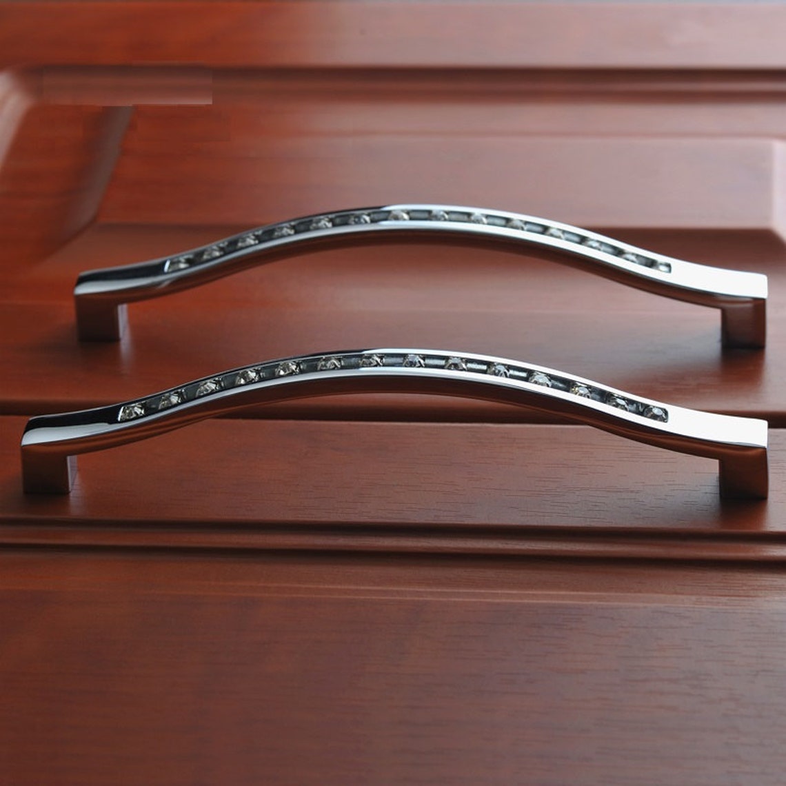 Crystal Dresser Drawer Pulls Handles Glass Knob Handle Etsy