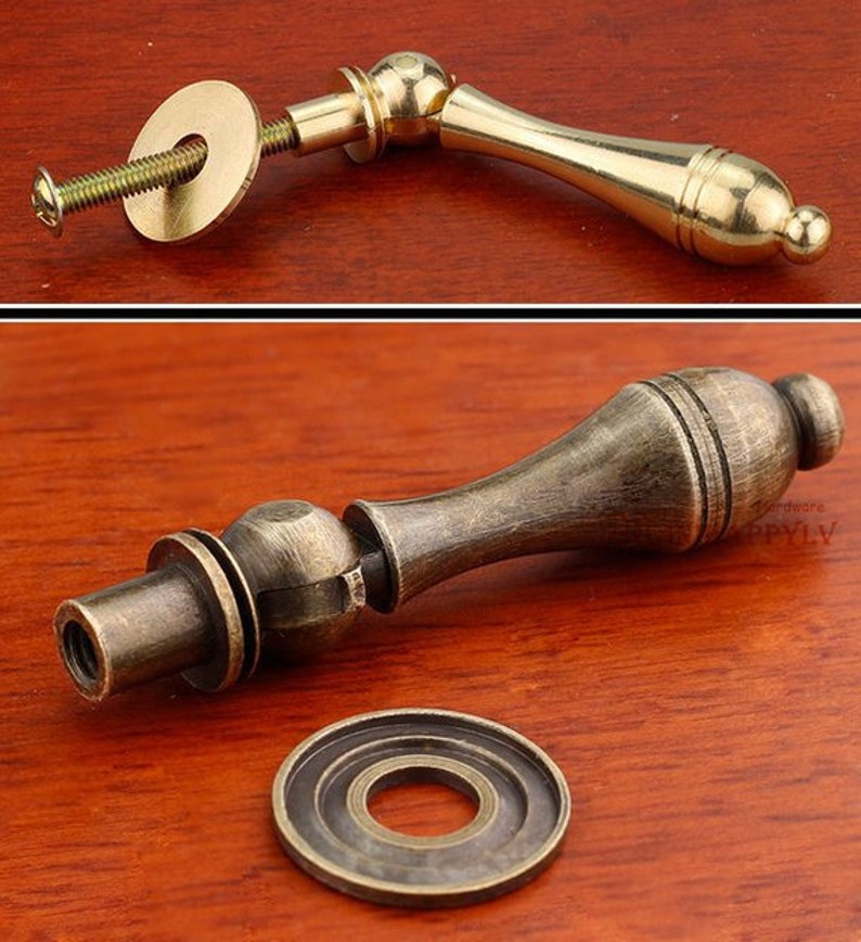 Brass Drop Drawer Knobs Pulls Pendant Dresser Knob Pulls Etsy