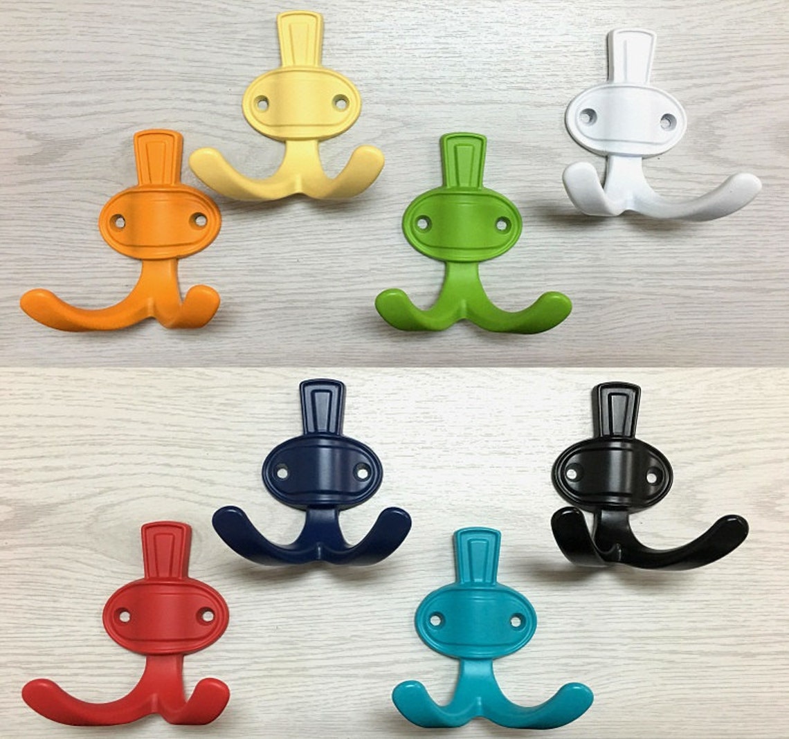 Colorful Hooks Decorative Hooks Wall Hooks Metal Hooks Hat Etsy
