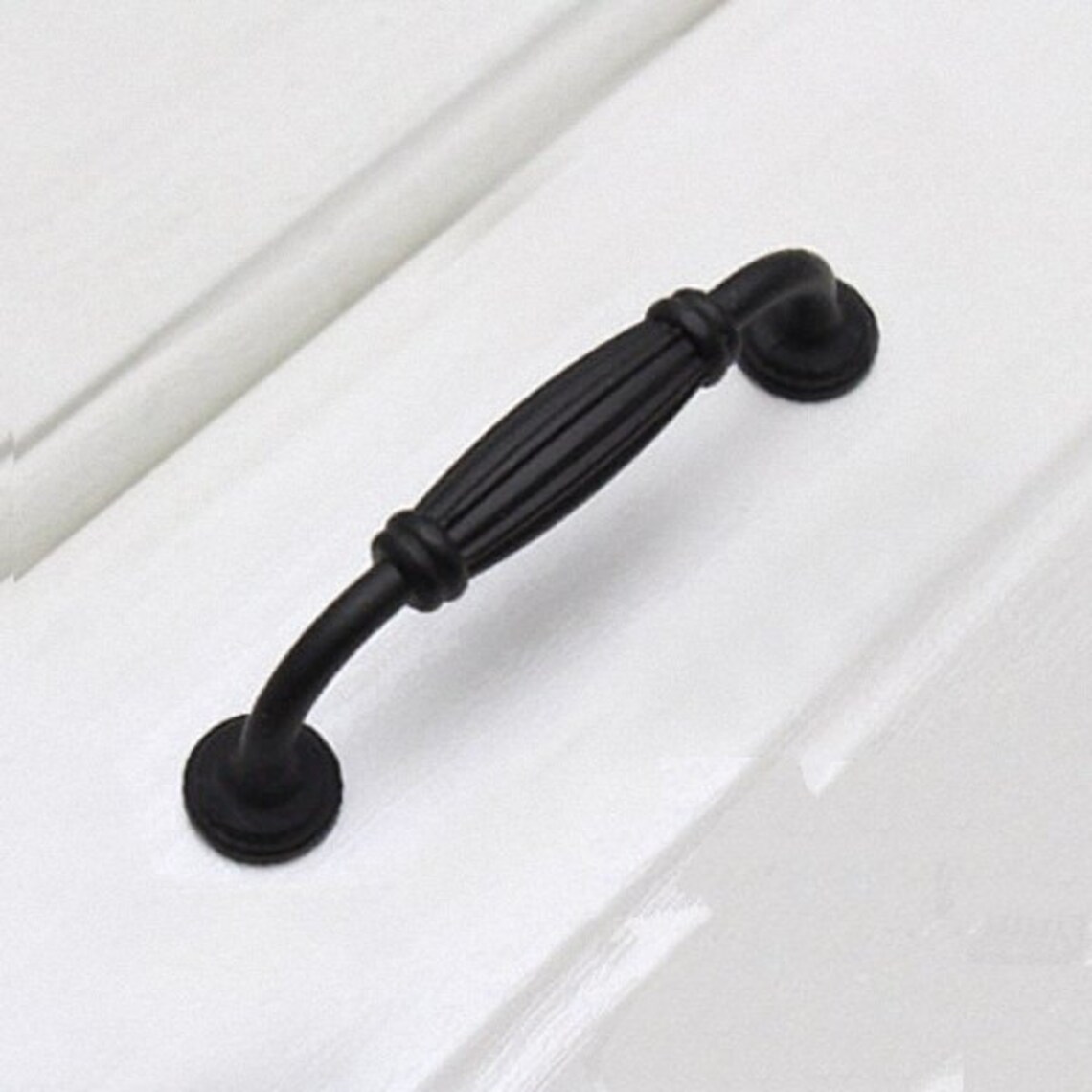 3.78 5 Black Dresser Knobs Pulls Drawer Pulls Etsy