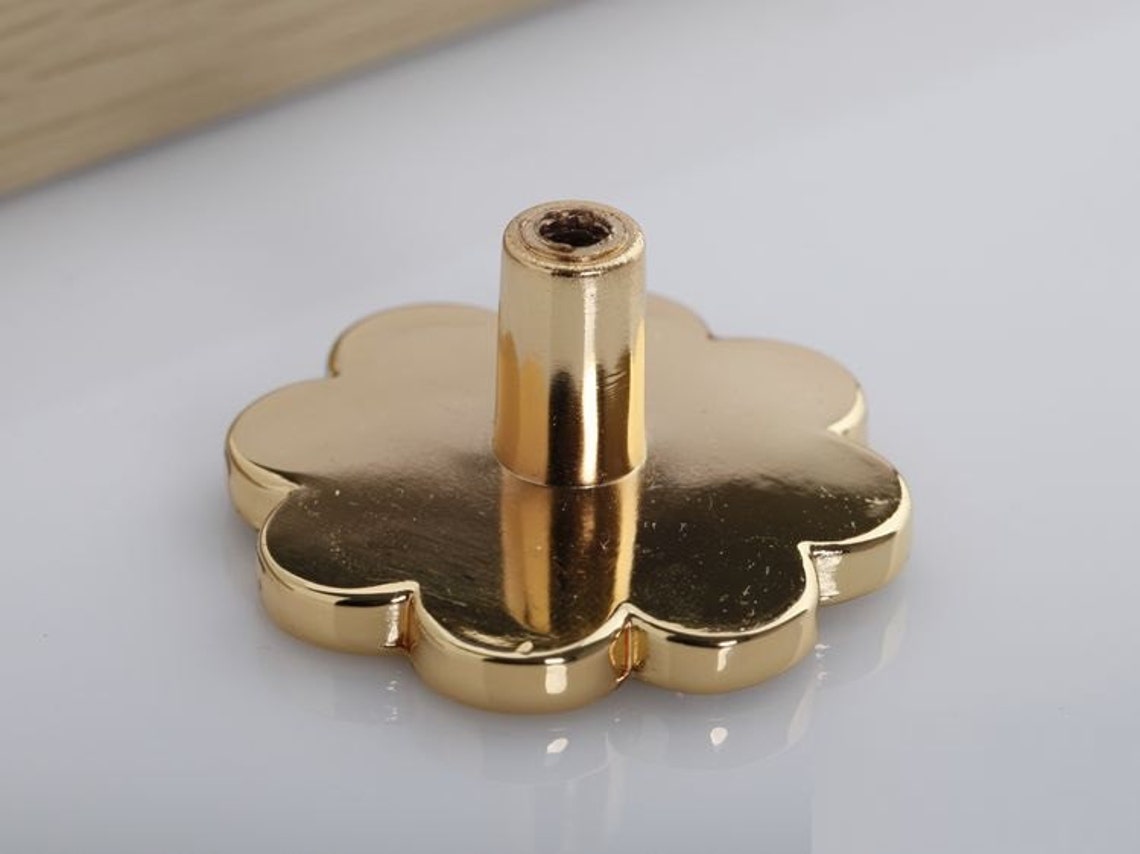 Gold Crystal Knobs Glass Dresser Knob Handle Drawer Pull Etsy