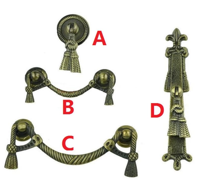 Vintage Style Door Handles Pulls Pendant Handles Etsy