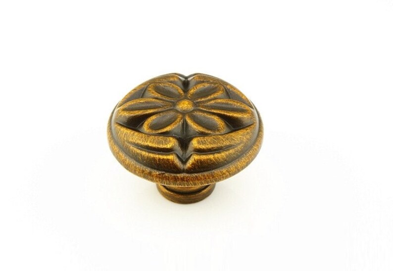 Dresser Knobs Drawer Knobs Pulls Handles Antique Brass Flower Rustic Kitchen Cabinet Knobs Pulls Handles Decorative Knob Furniture Hardware