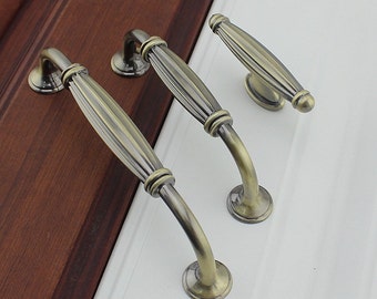 Dresser Handles Knobs Drawer Pulls Handles Knobs Cabinet Knobs Pulls Retro Kitchen Furniture Door Handle Pull Knob Hardware Antique Bronze